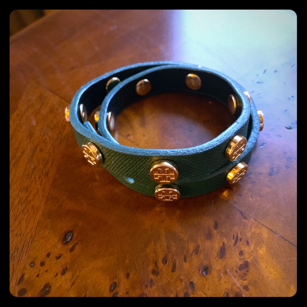 Tory Burch leather cuff